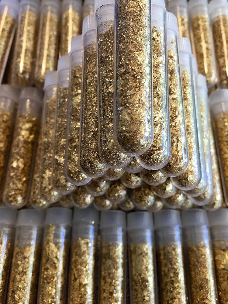 24K Gold Flake Vials