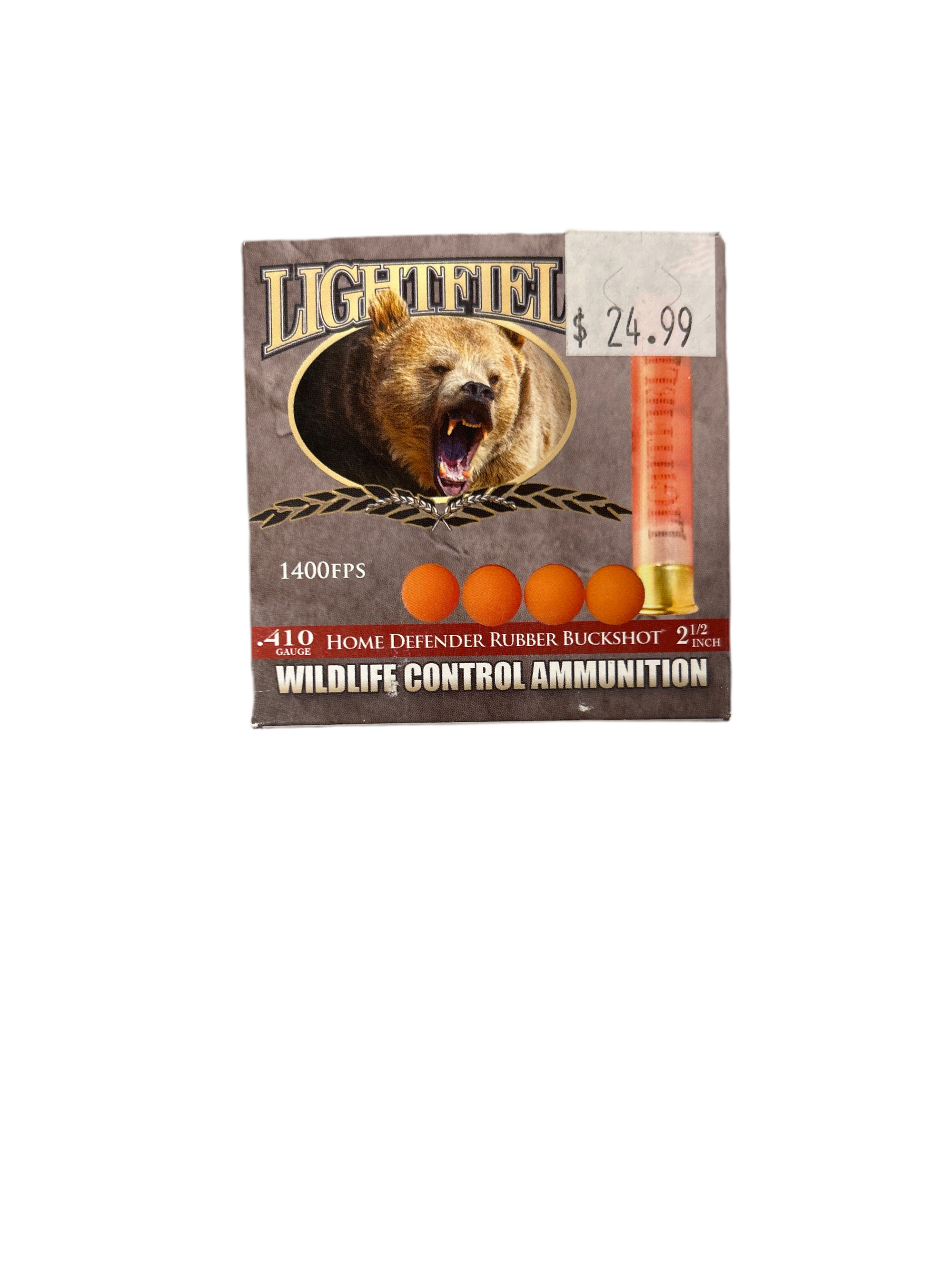 LIGHTFIELD .410 GAUGE WILDLIFE CONTROL AMMUNITION