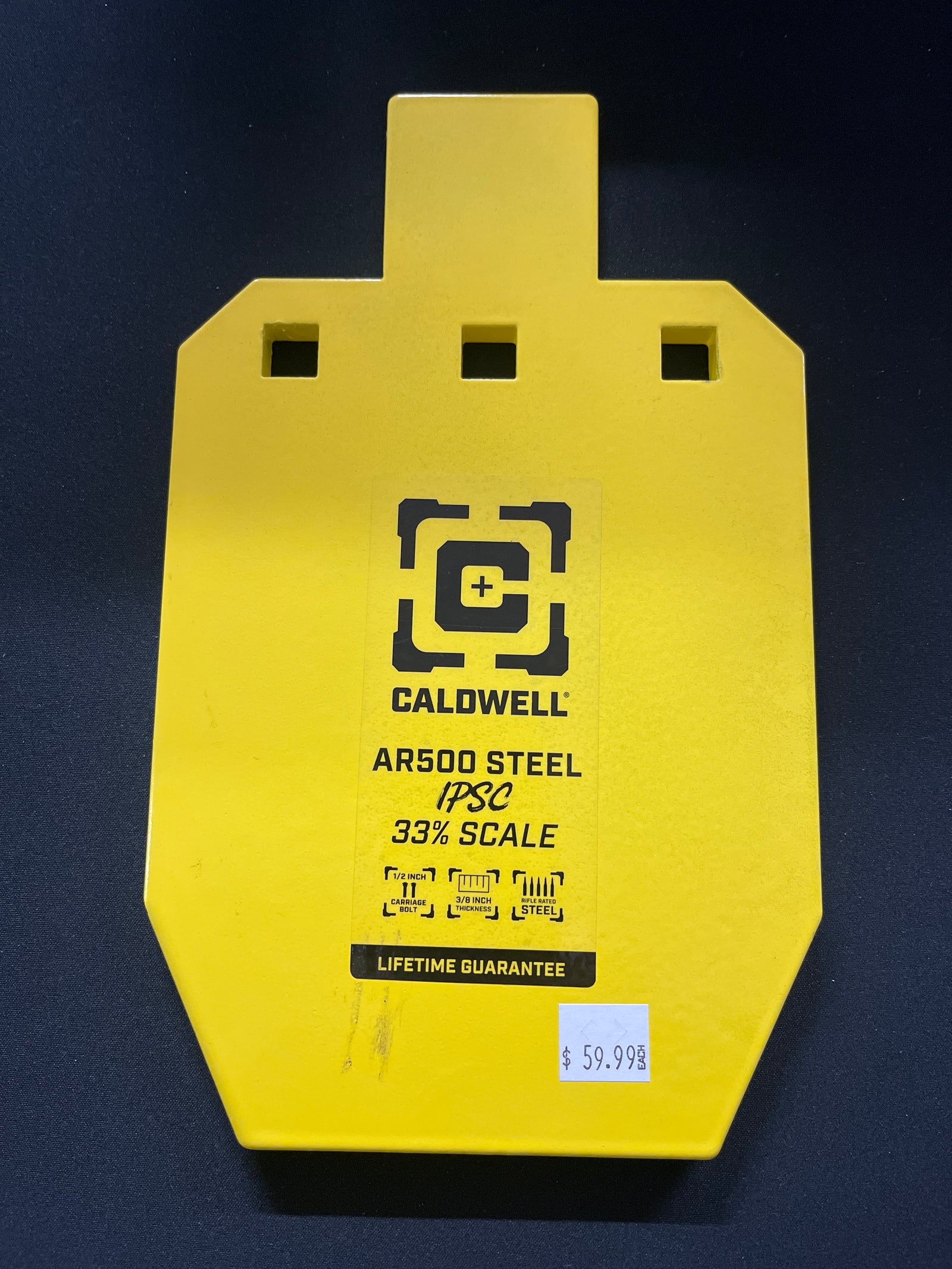 CALDWELL AR500 STEEL IPSC 33% SCALE