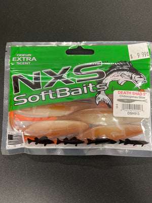 NXS SOFT BAITS DEATH SHAD 5"