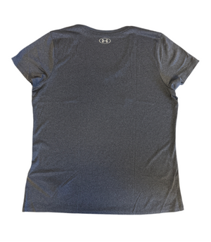UNDER ARMOUR V-NECK T-SHIRT GRAY