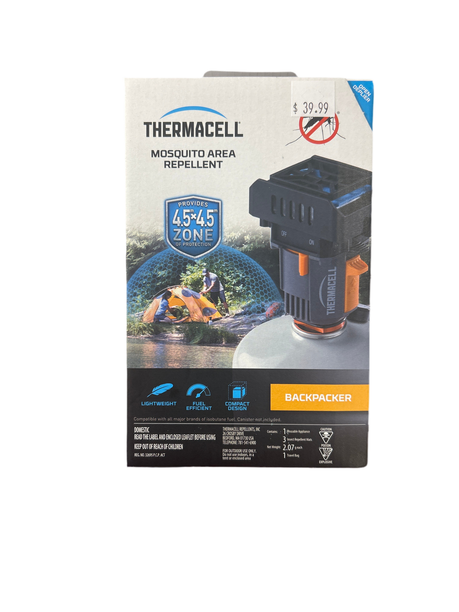 THERMACELL BACKPACKER MOSQUITO REPELLENT
