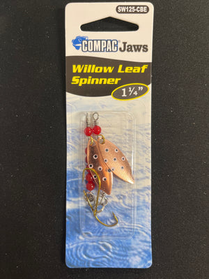 COMPAC JAWS WILLOW LEAF SPINNER 1 1/4"