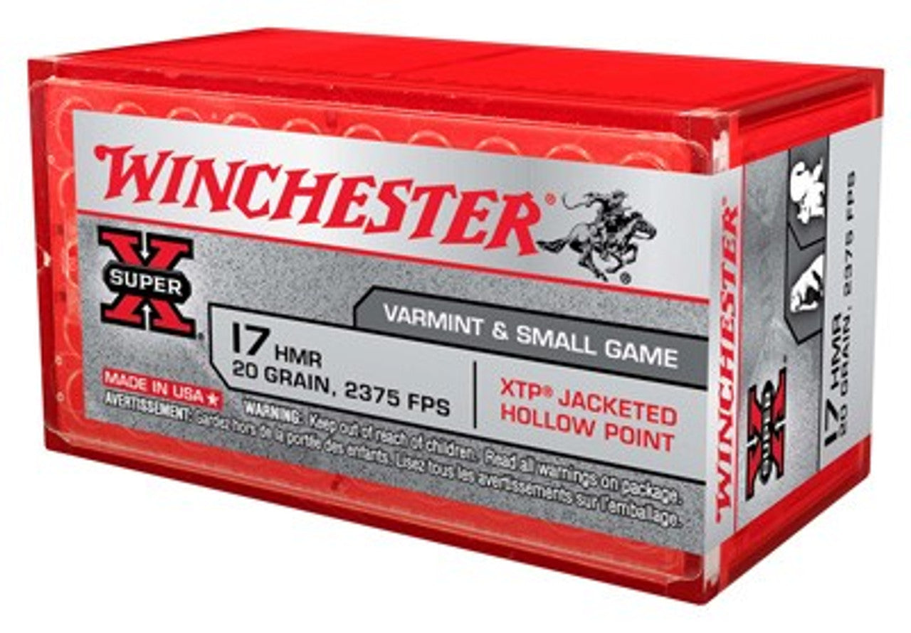 WINCHESTER SUPER-X [.17 HMR] 20GR JHP | 50 ROUNDS