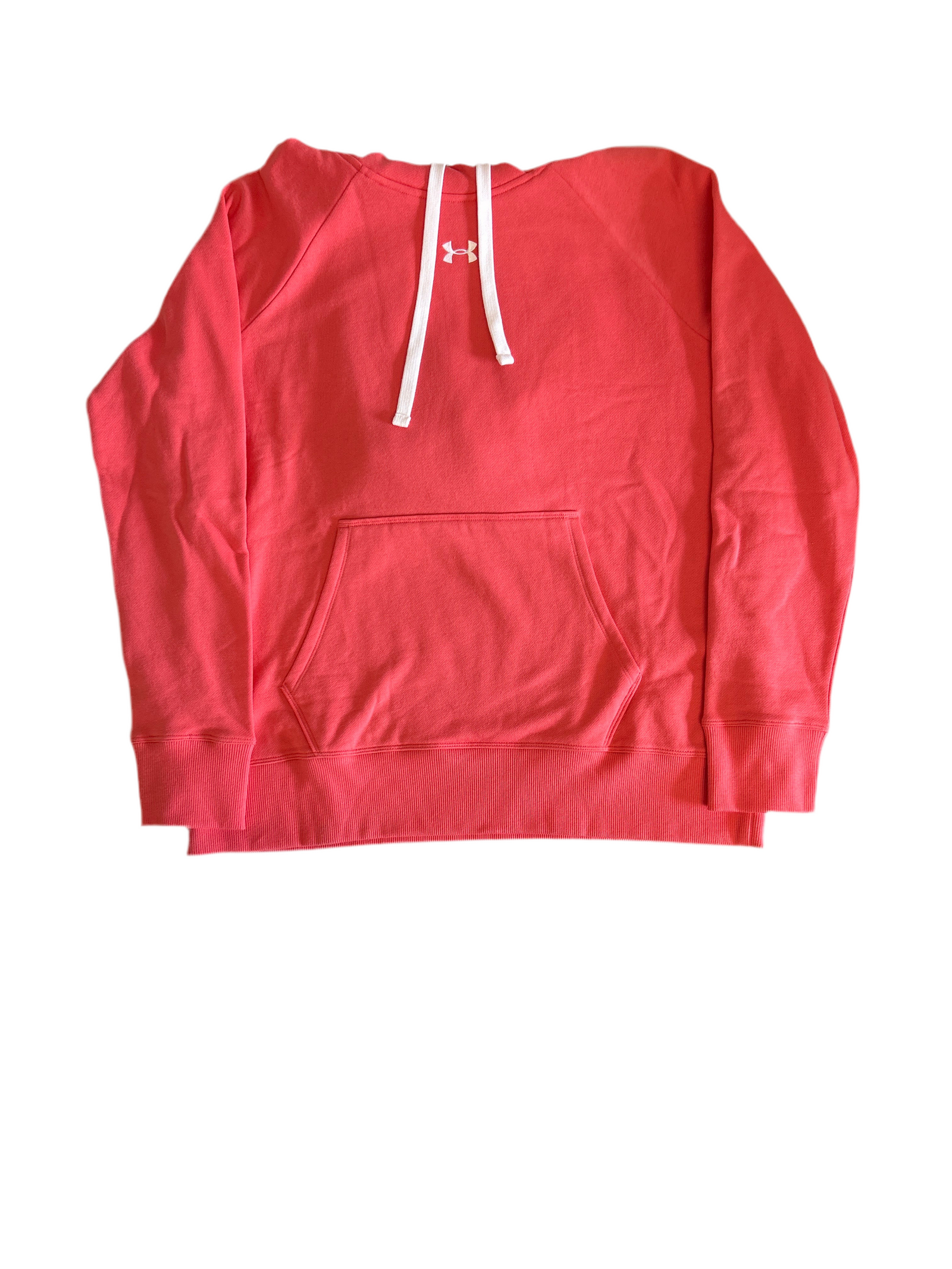 UNDER ARMOUR HOODED SWEATSHIRT CORAL