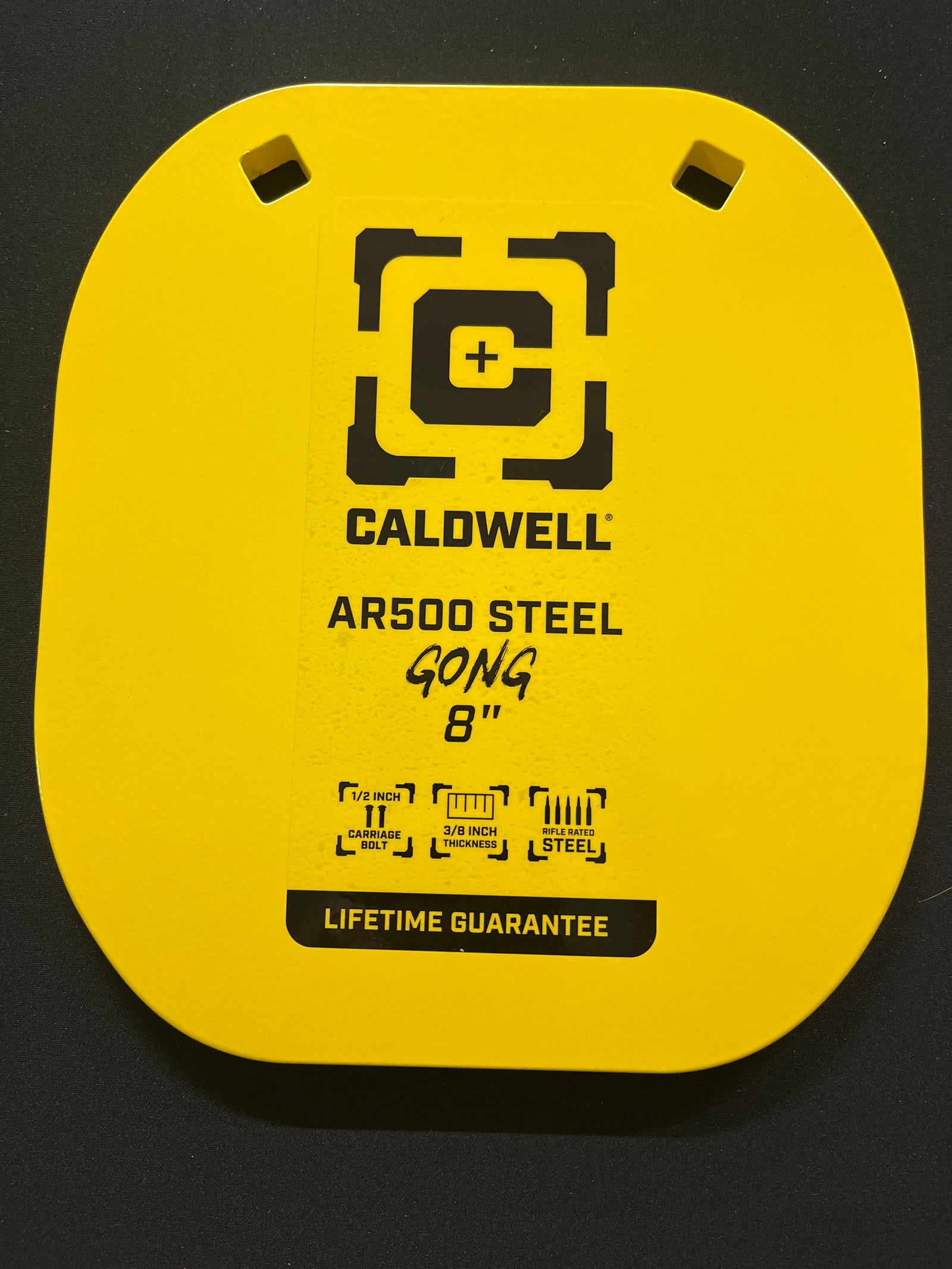CALDWELL AR500 STEEL GONG 8"