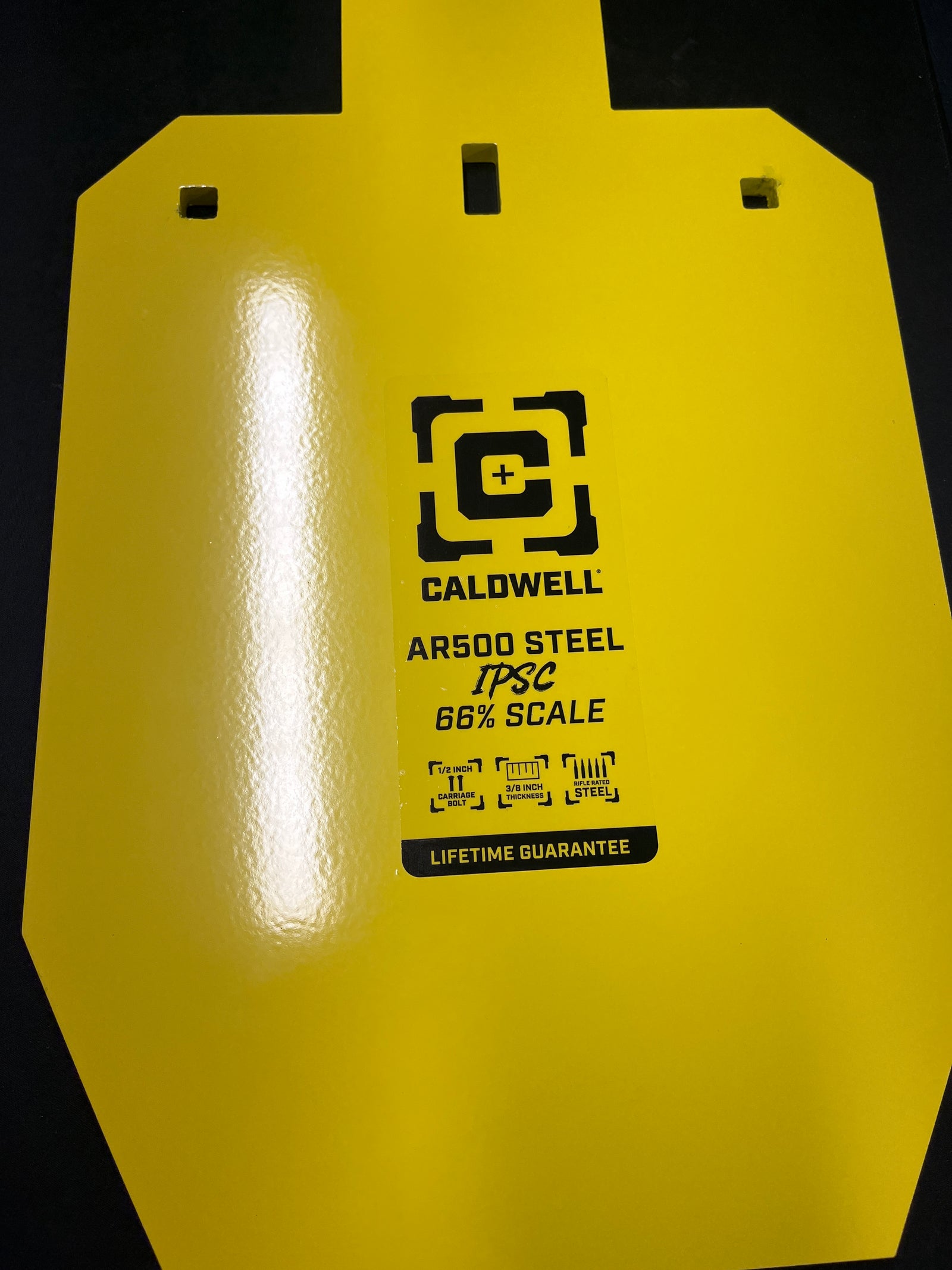 CALDWELL AR500 STEEL IPSC 66% SCALE