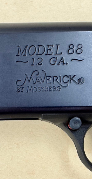 MODEL 88 MAVERICK BY MOSSBERG -12GAUGE - PUMP - 28" BARREL - 3" - 4+1