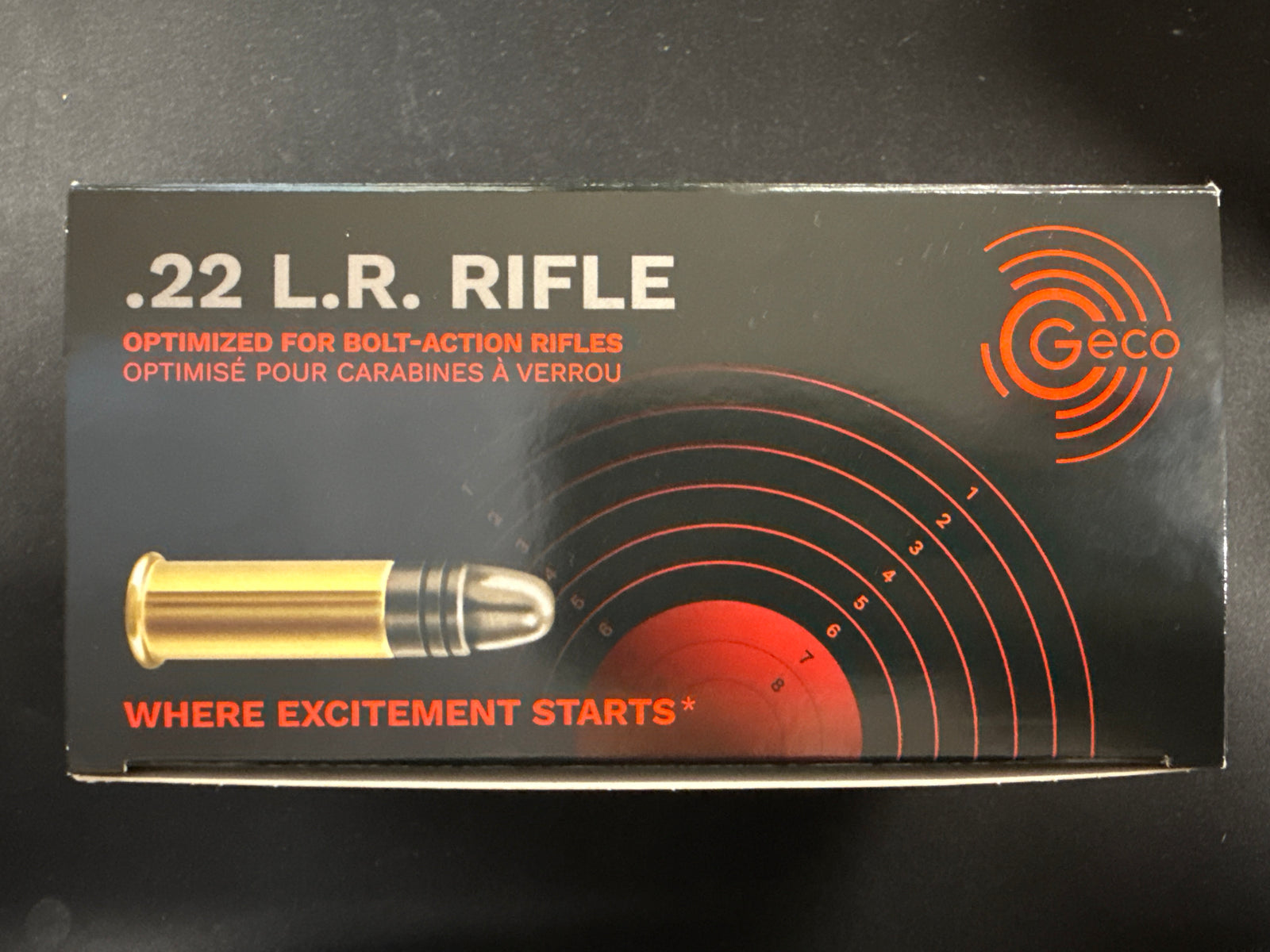 GECO .22 LR RIFLE AMMUNITION 500RNDS