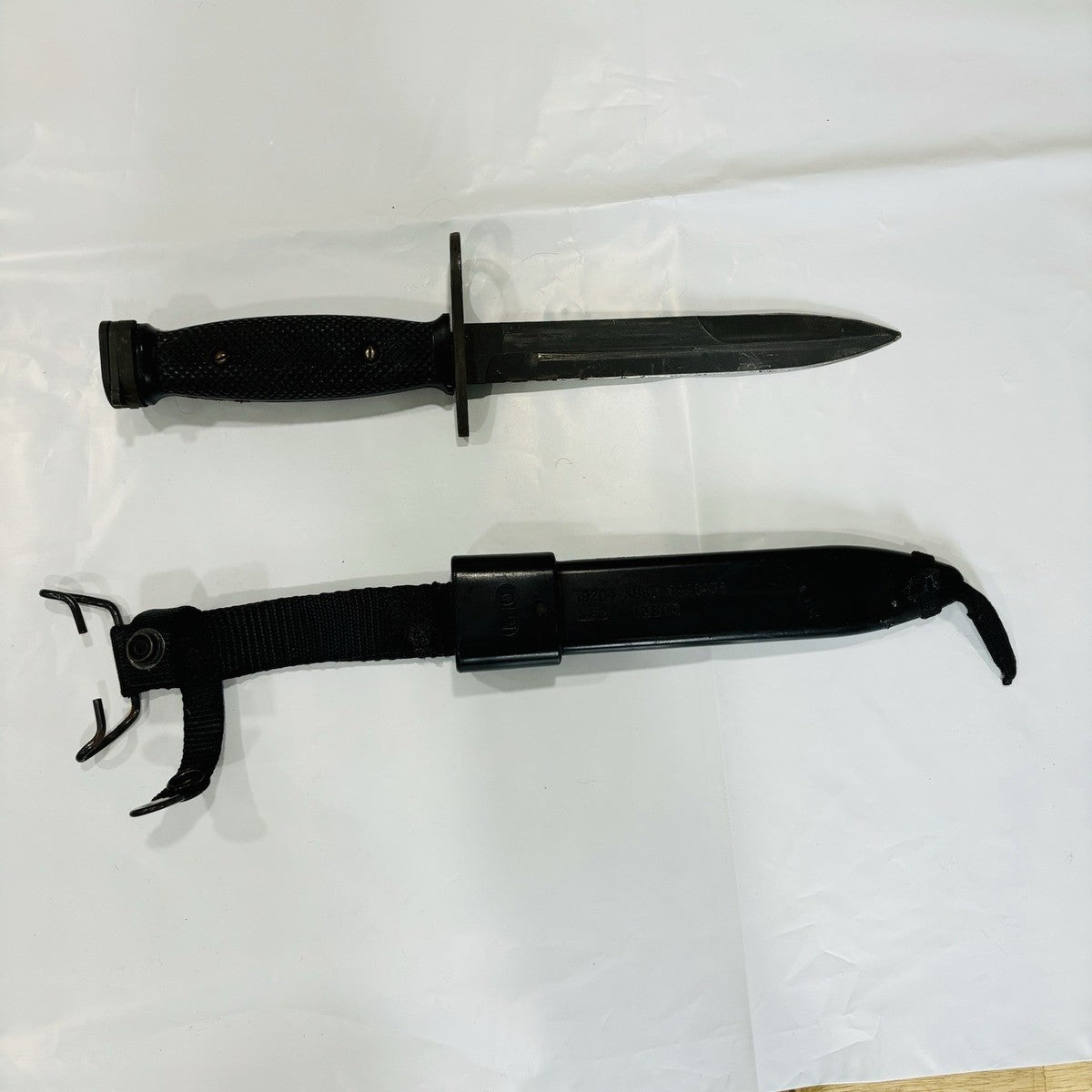 494 M7 BAYONET FIXED 6.7" BLACK BLADE