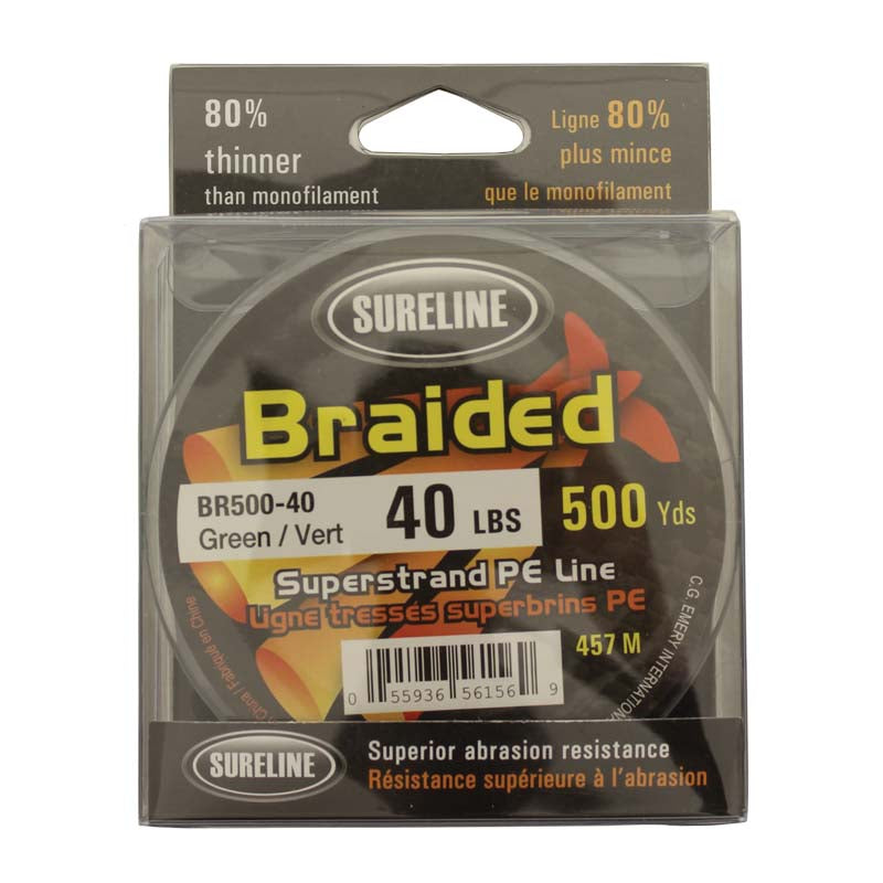 SURELINE BRAIDED SUPERSTRAND PE FISHING LINE 15LBS, 20LBS,30LBS,40LBS,50LBS,60LBS,80LBS