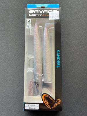 Leurre coulant Savage Gear 6" [Noir]