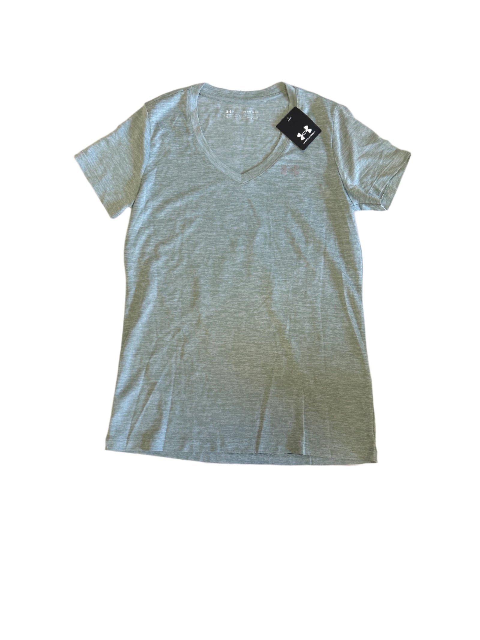 UNDER ARMOUR V-NECK T-SHIRT SLATE GREEN