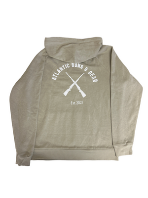 UNDER ARMOUR HOODED SWEATSHIRT BEIGE
