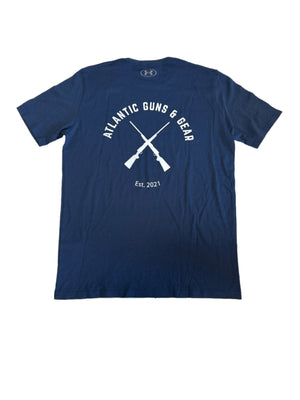 UNDER ARMOUR U-NECK T-SHIRT NAVY BLUE