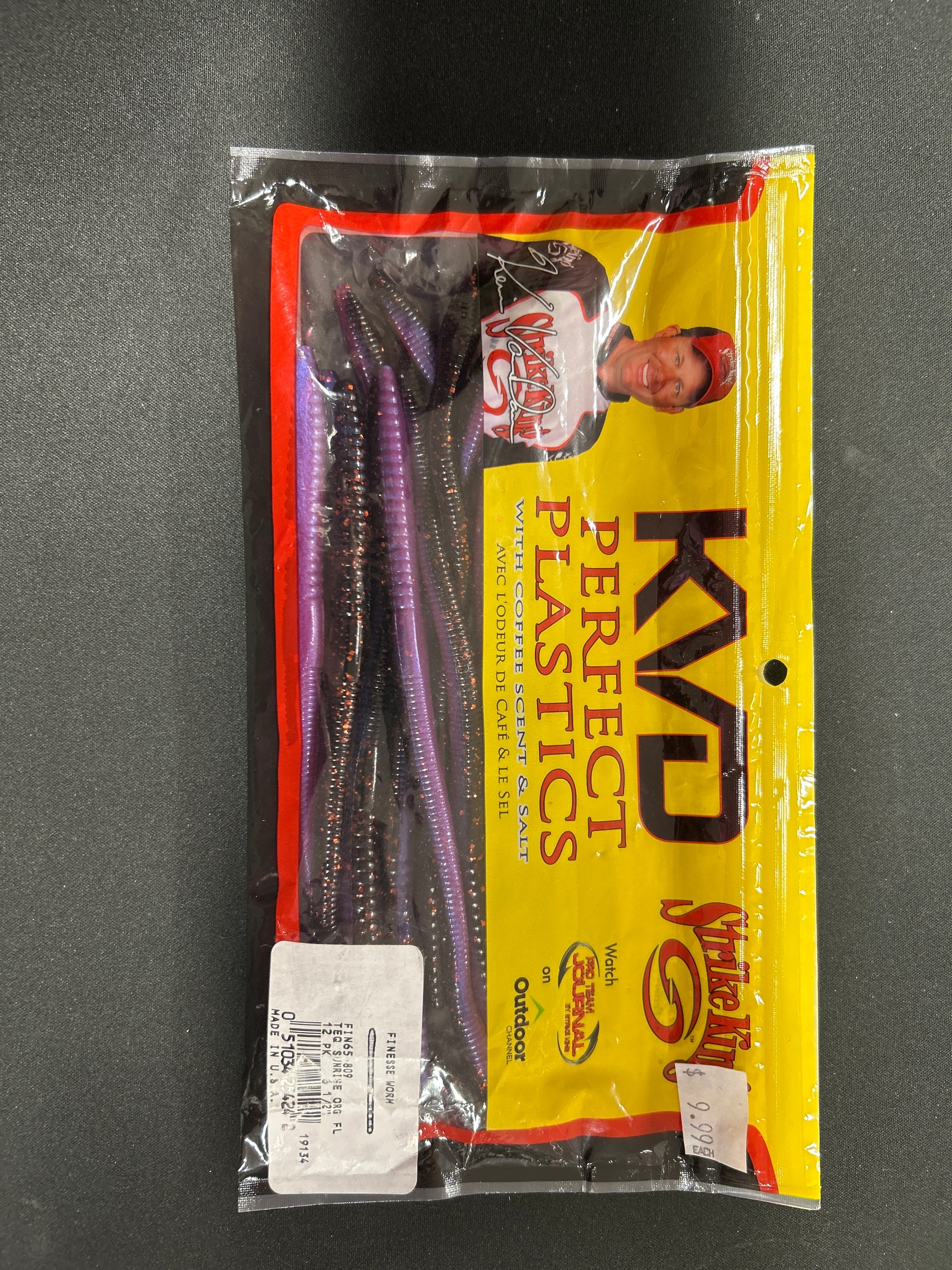 STRIKE KING KVD PERFECT PLASTICS FINESSE WORM