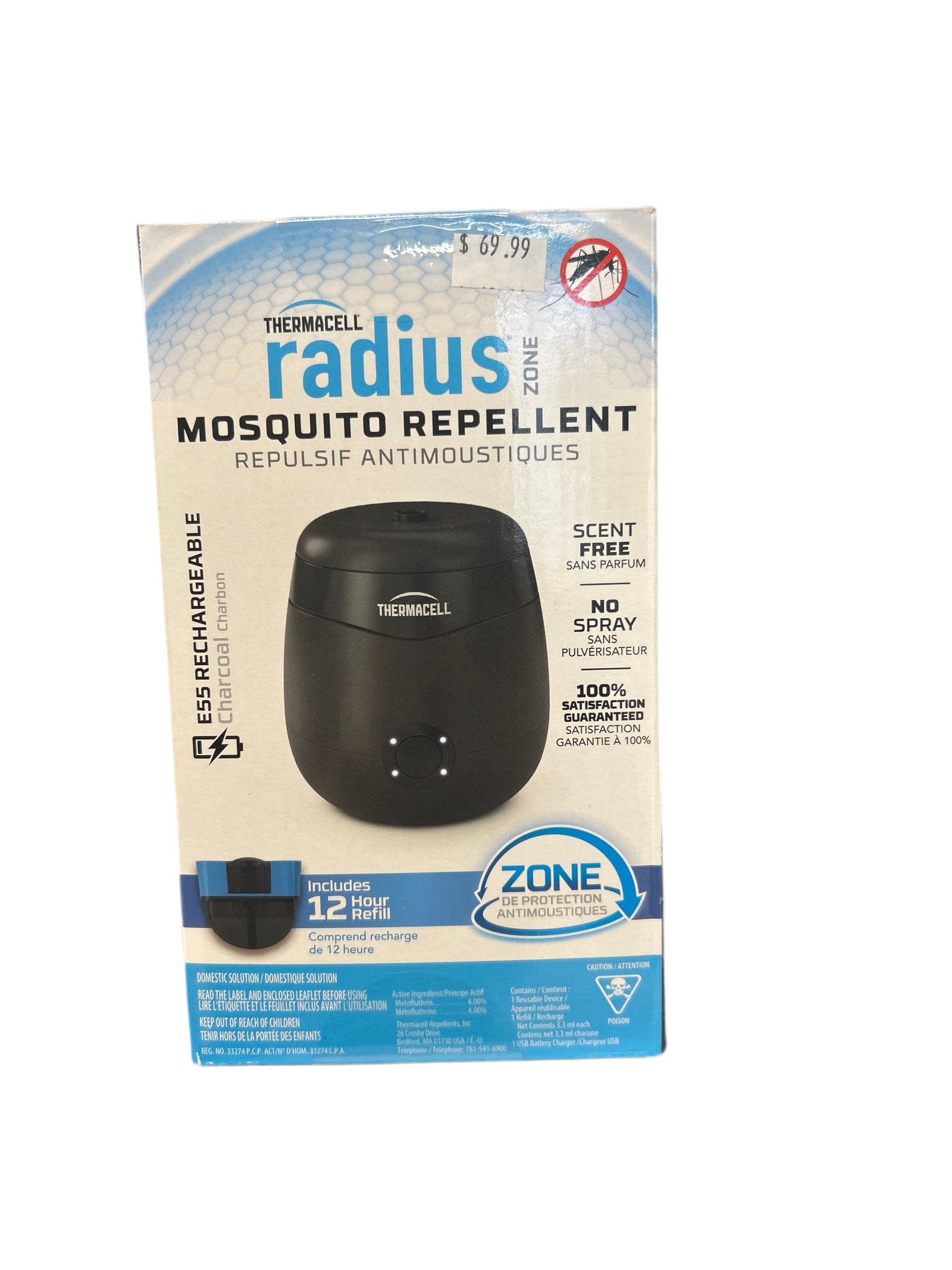 THERMACELL RADIUS MOSQUITO REPELLENT