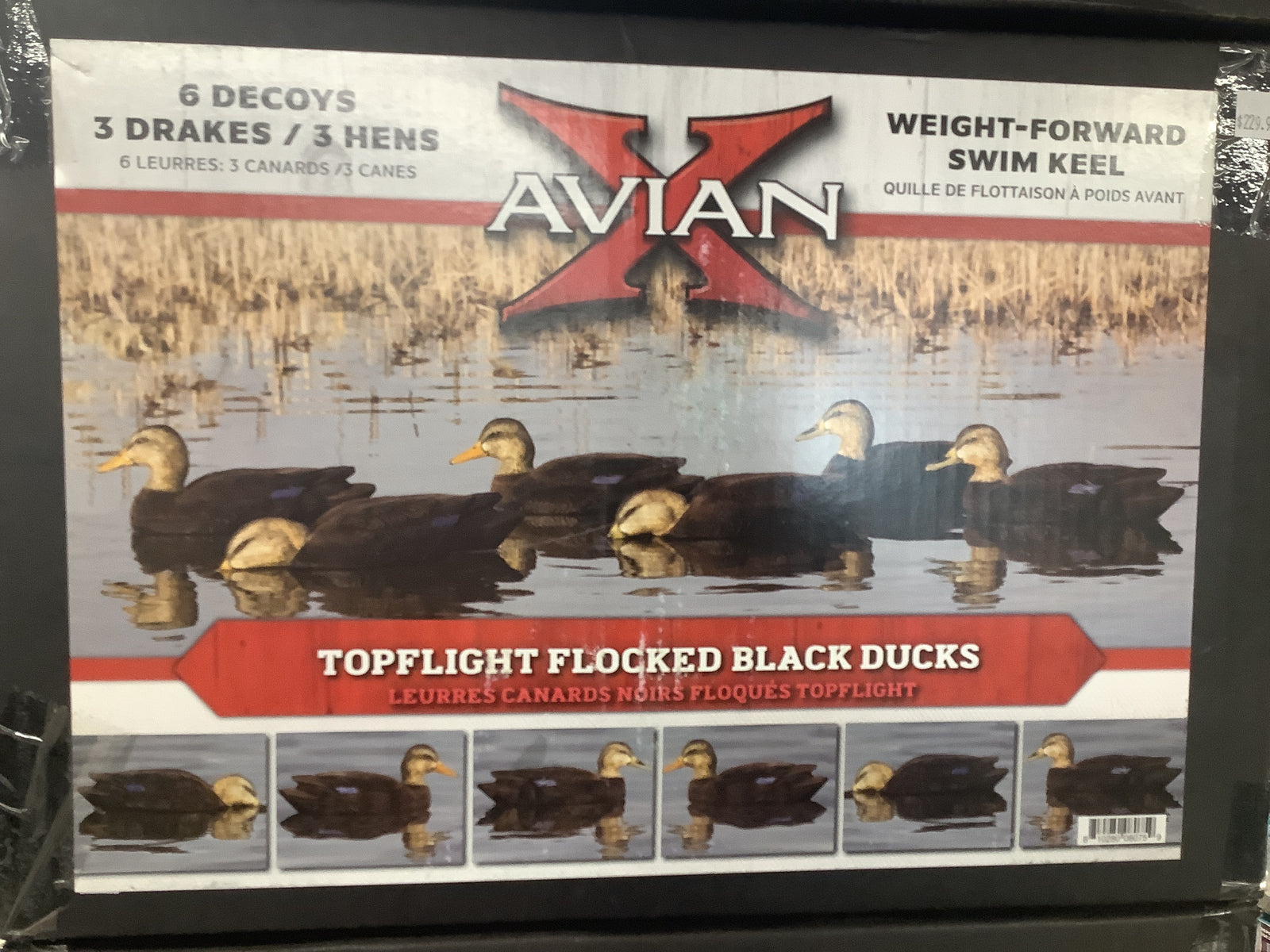 AVIAN X TOPFLIGHT FLOCKED BLACK DUCKS