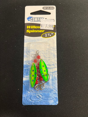 COMPAC JAWS WILLOW LEAF SPINNER 1 1/4"