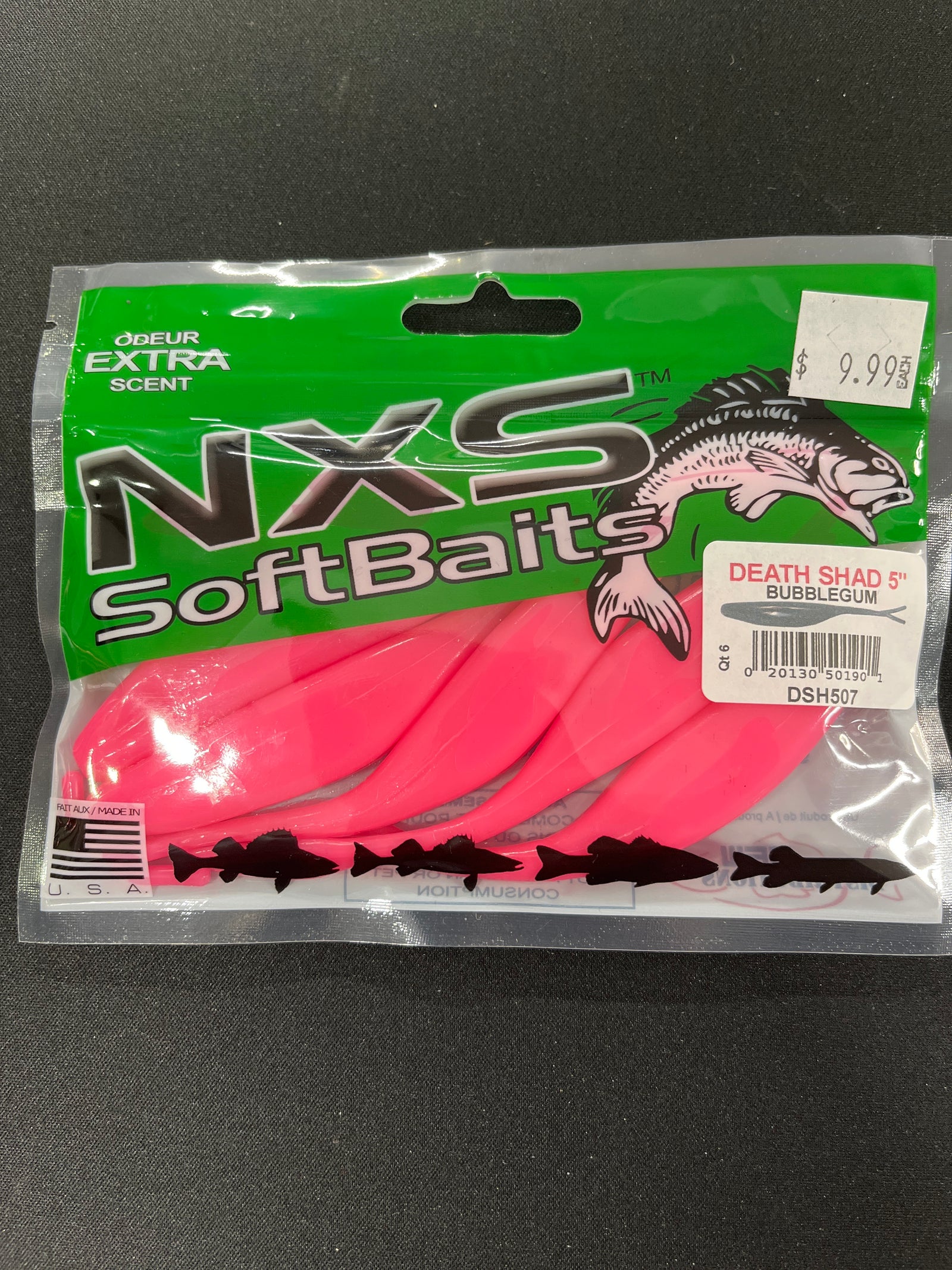 NXS SOFT BAITS DEATH SHAD 5"