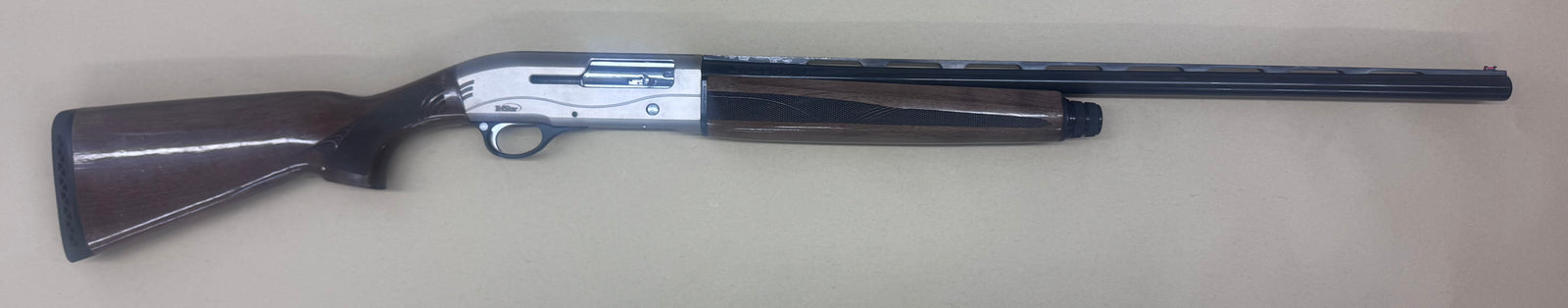 TRISTAR RAPTOR SEMI AUTO SHOTGUN - 12 GAUGE -  28″ BARREL -  WOOD STOCK - SILVER RECIEVER - 3"