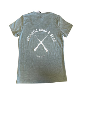 UNDER ARMOUR V-NECK T-SHIRT SLATE GREEN