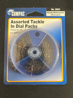 COMPAC ASSORTED TACKLE IN DIAL PACK