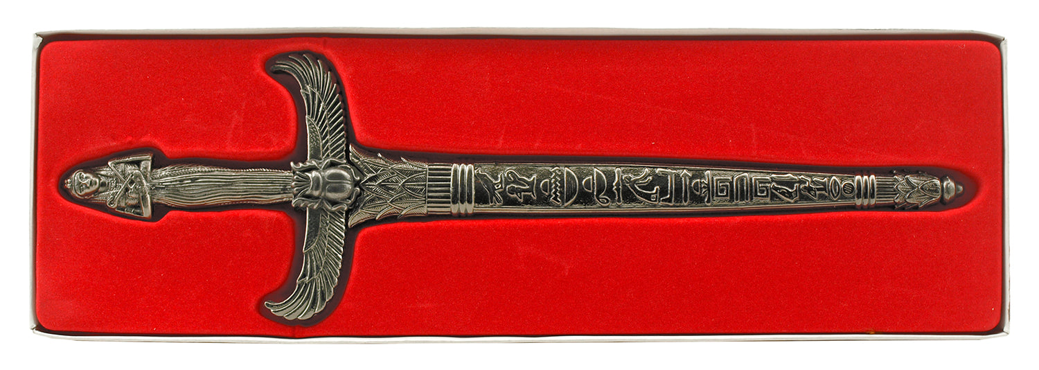 EGYPTION SCARAB DAGGER 13.5 LONG