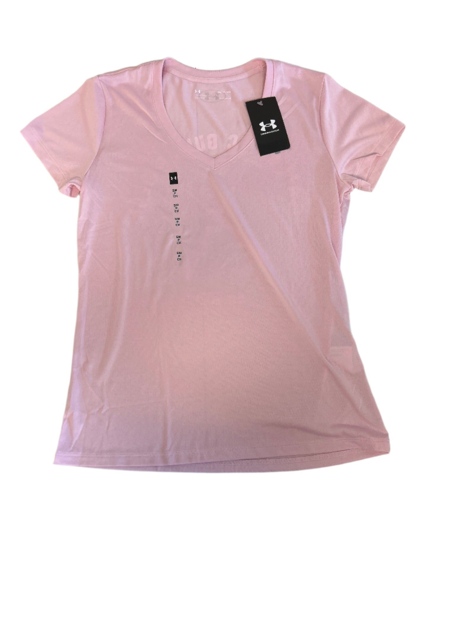 UNDER ARMOUR U-NECK T-SHIRT PINK