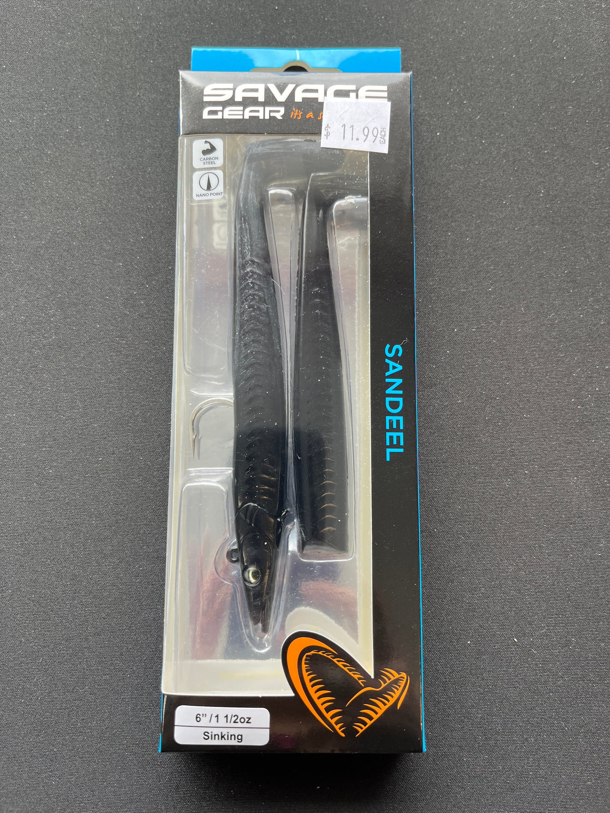 Leurre coulant Savage Gear 6" [Noir]