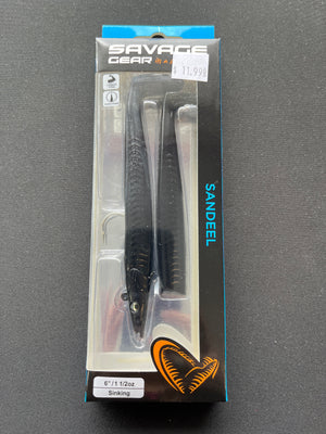 Leurre coulant Savage Gear 6" [Noir]