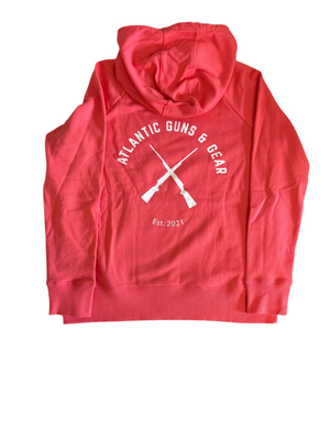 UNDER ARMOUR HOODED SWEATSHIRT CORAL