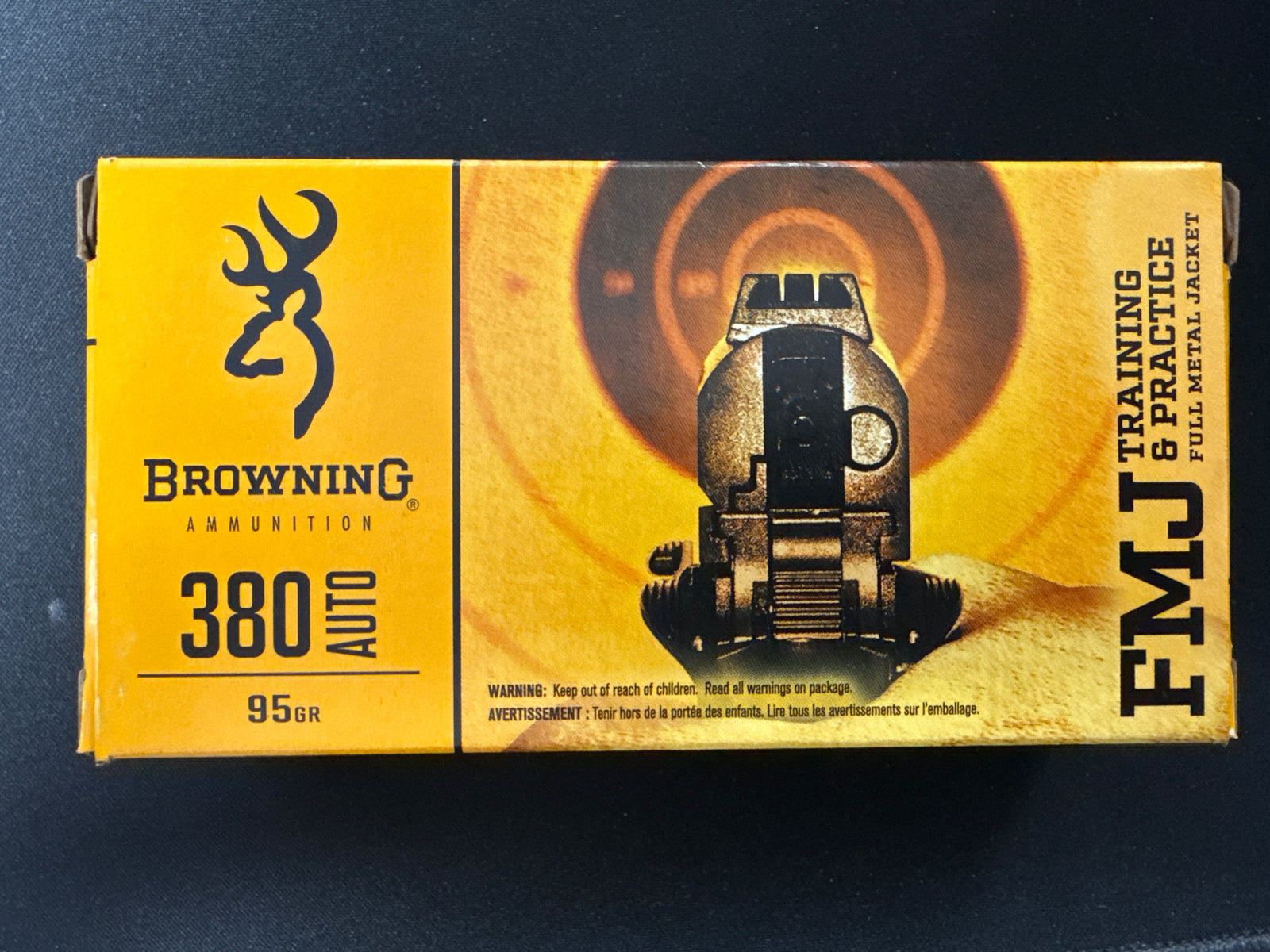 BROWNING FMJ TRAINING & PRACTICE 380 AUTO