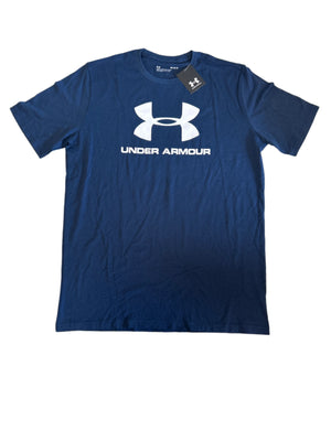 UNDER ARMOUR U-NECK T-SHIRT NAVY BLUE