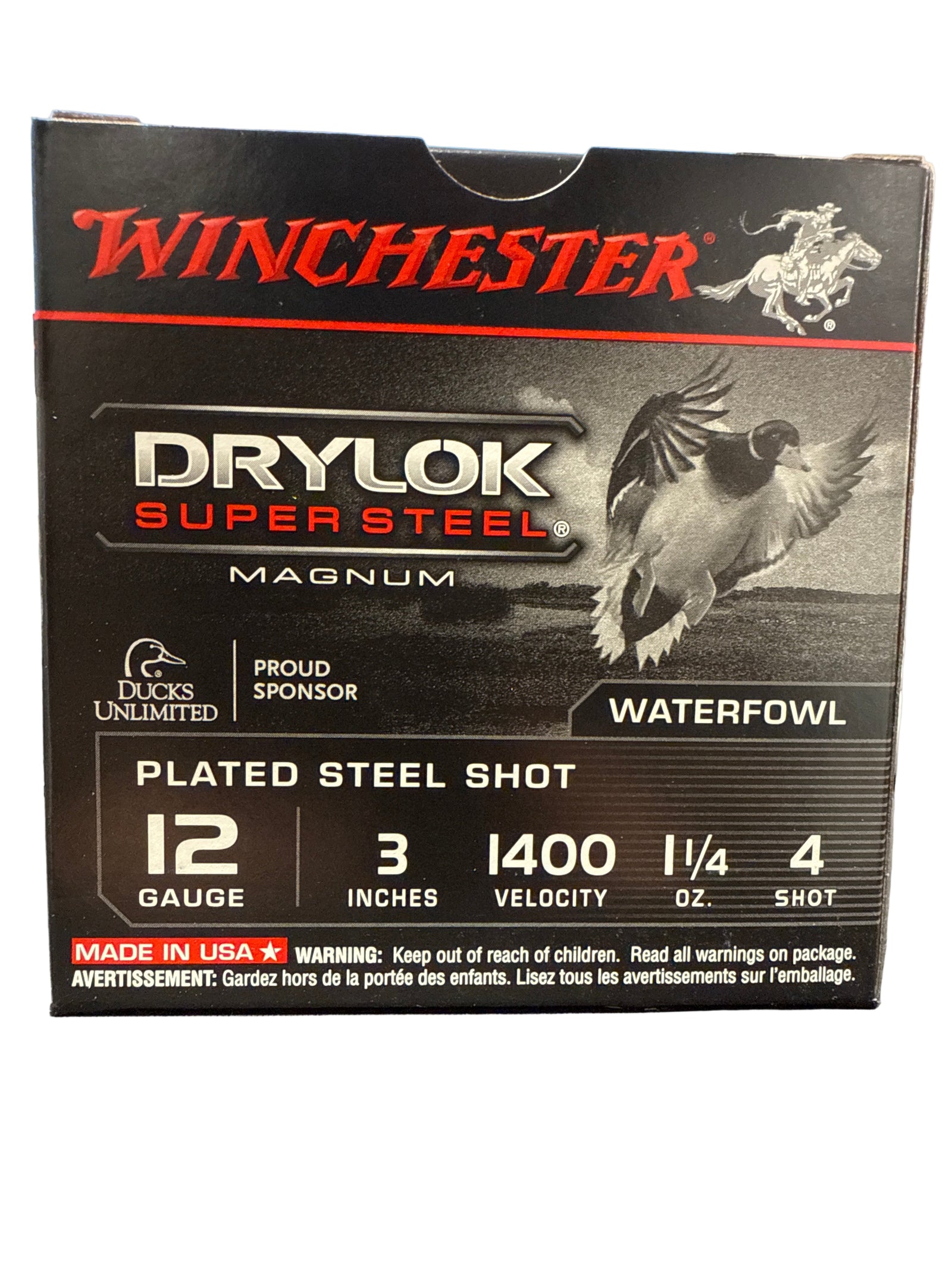 WINCHESTER DRYLOK SUPER STEEL MAGNUM 12GA 3" #4