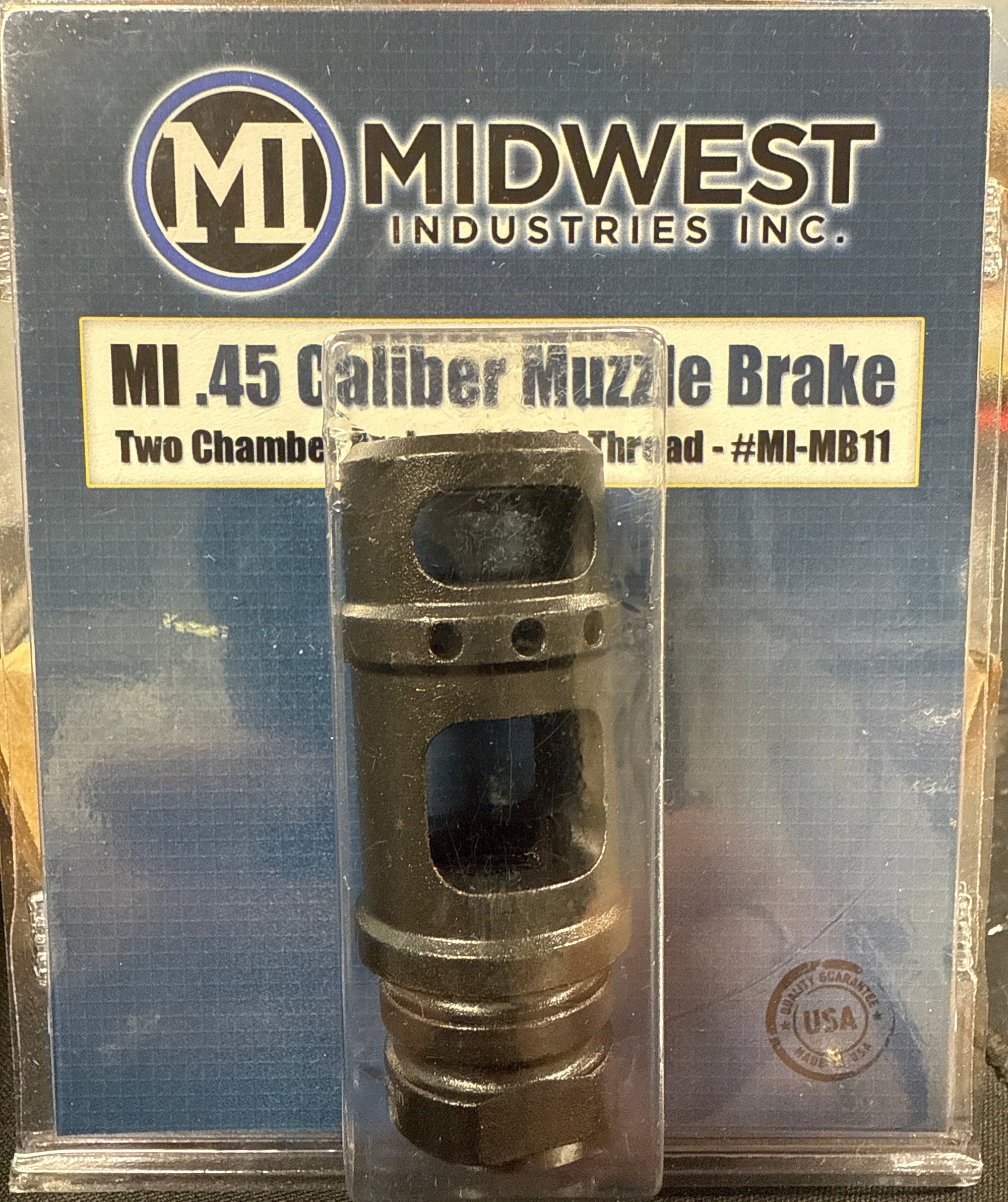 MIDWEST INDUSTRIES  .45 CALIBER MUZZLE BRAKE