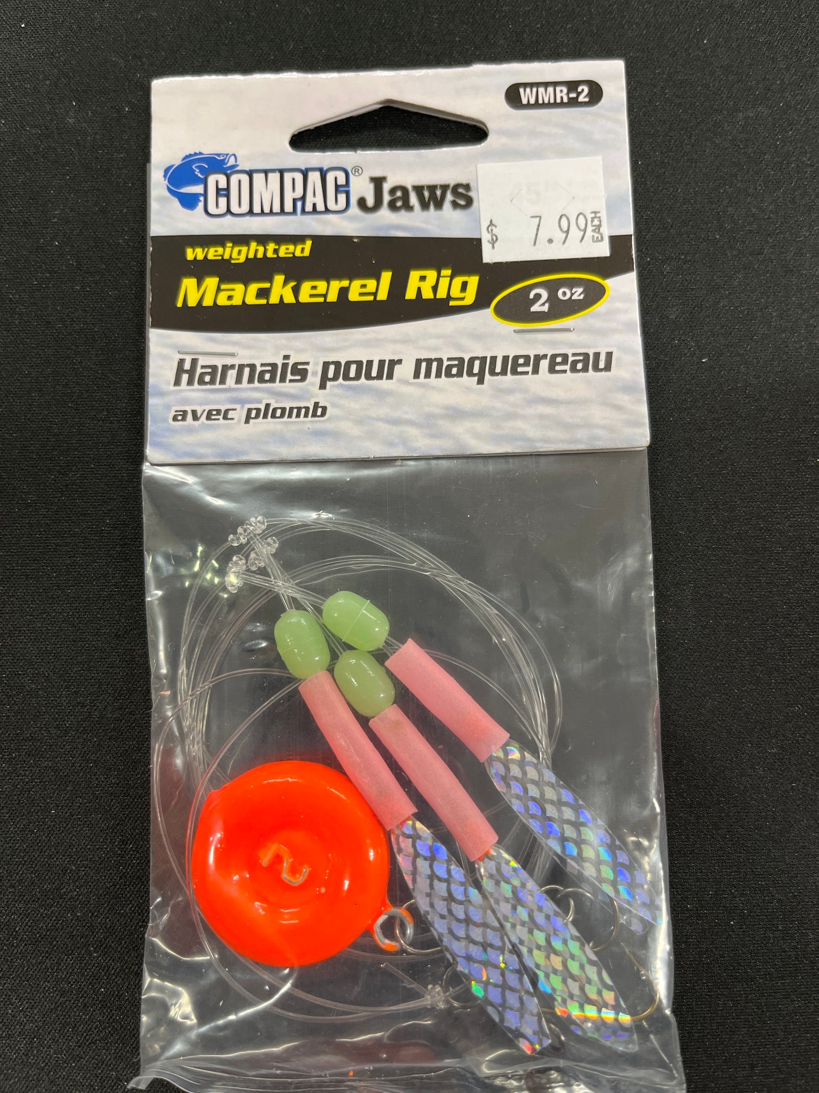 COMPAC JAWS WEIGHTED MACKEREL RIG 45"