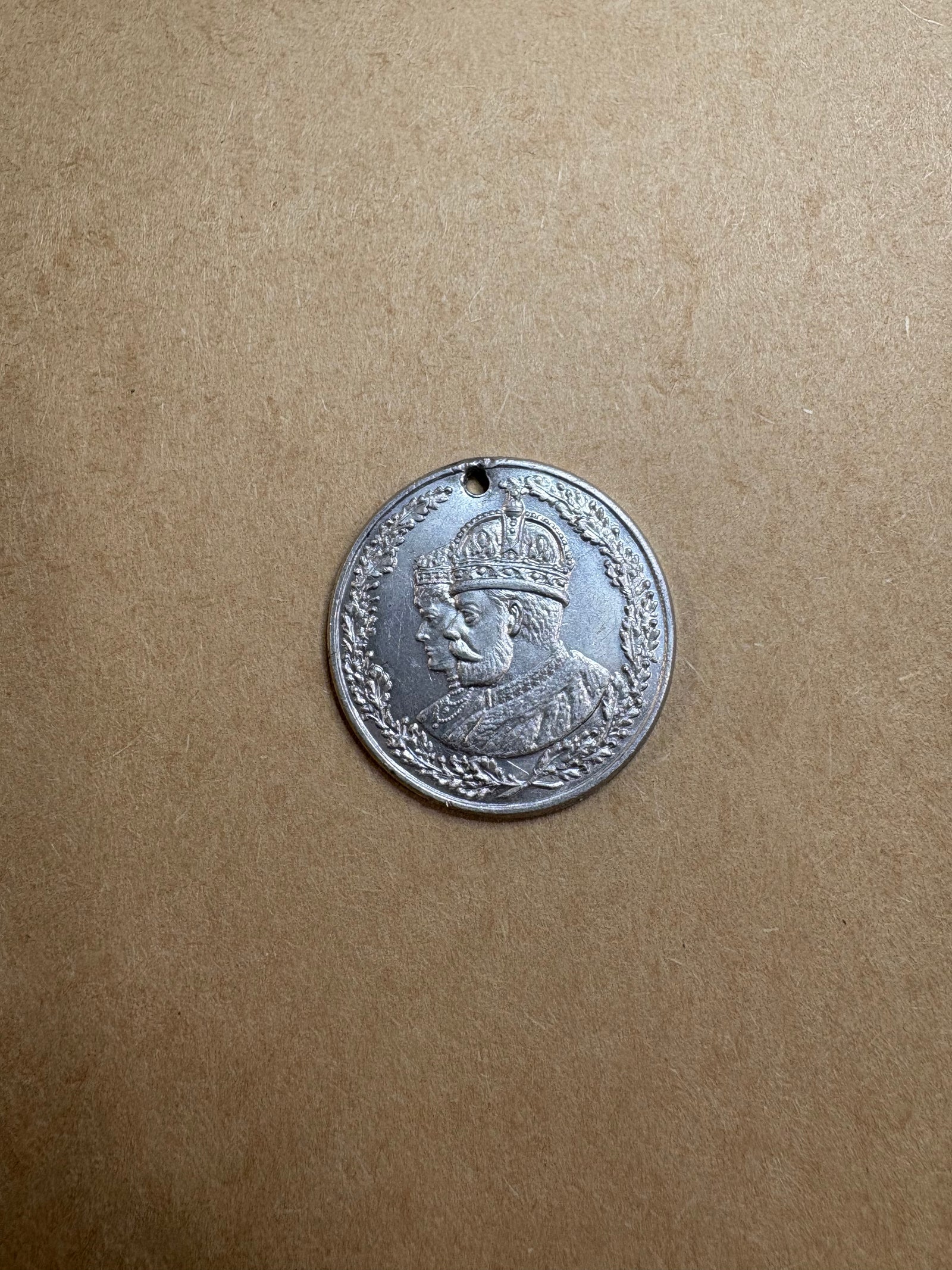 Coin With Busts of King George & Queen Mary