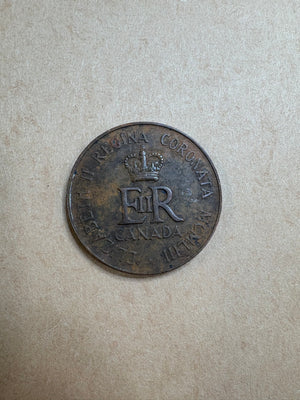 1953 Canadian Bronze Medallion