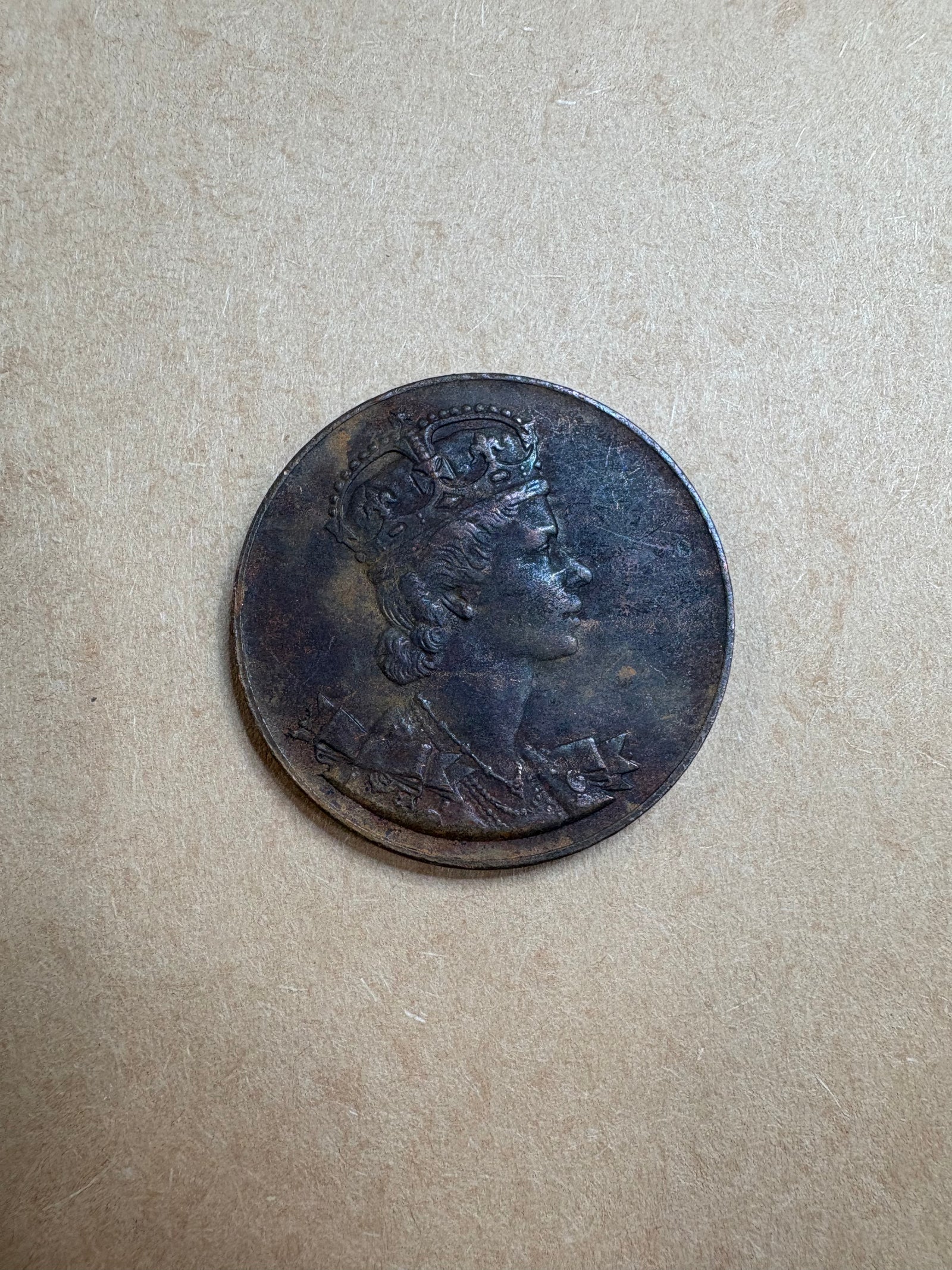 1953 Canadian Bronze Medallion