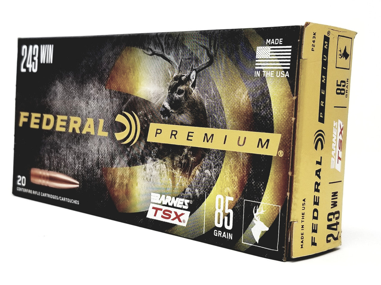 FEDERAL [.243 WIN] 85 GR | 20 ROUNDS