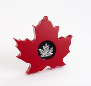The Canadian Maple Leaf Shape Coin 2015 $20 1 oz Fine Silver Coin – Royal Canadian Mint