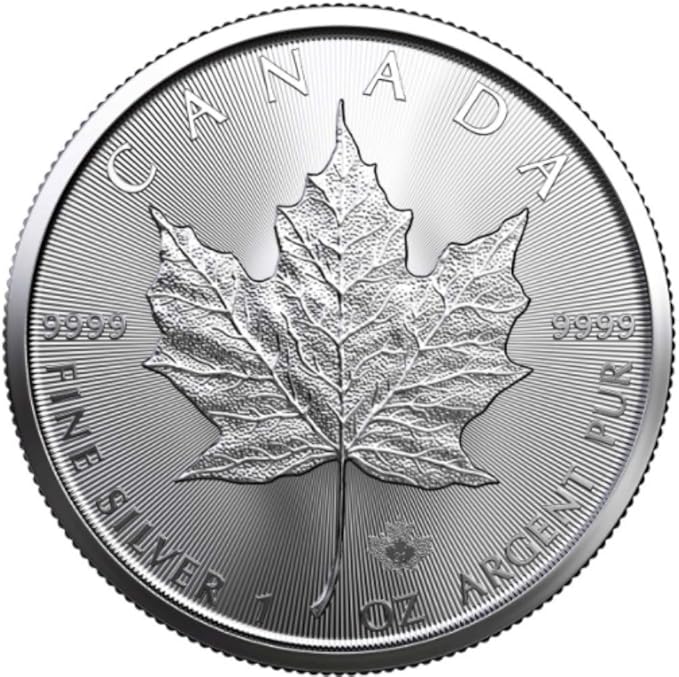 1 oz .9999 SILVE MAPLE LEAF QUEEN ELIZABETH