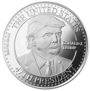 1 oz Silver Round – Donald Trump – Elected 47th President