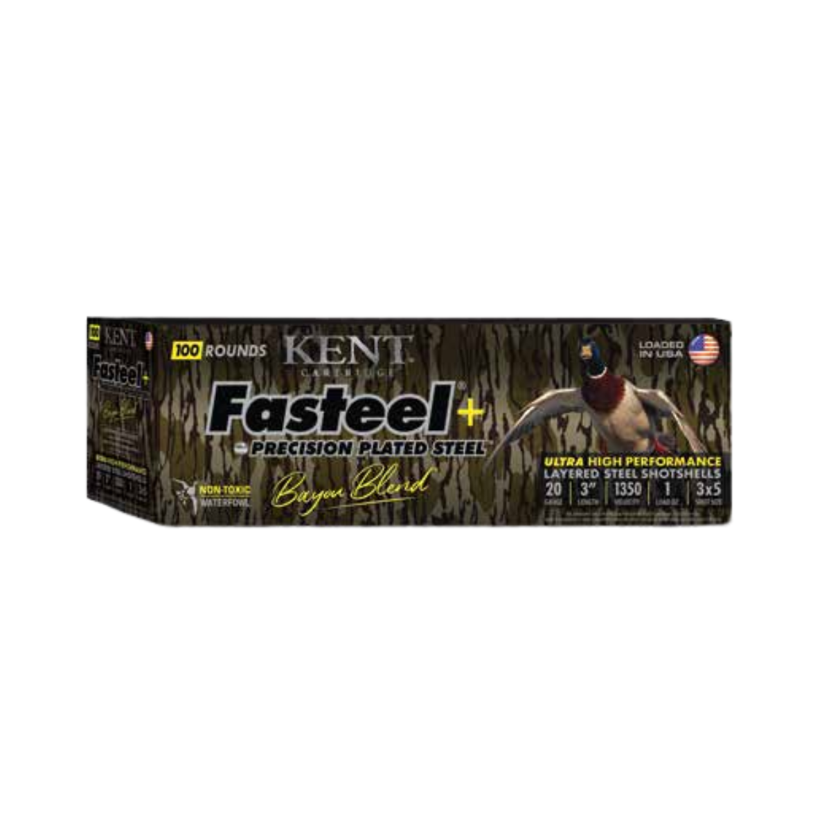 Kent Fasteel® + Bayou Blend 20GA 3" 1OZ 100 ROUNDS