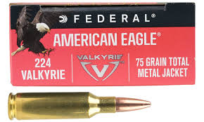 AMERICAN EAGLE 224 VALKYRIE 75 GRAINS BLINDÉE
