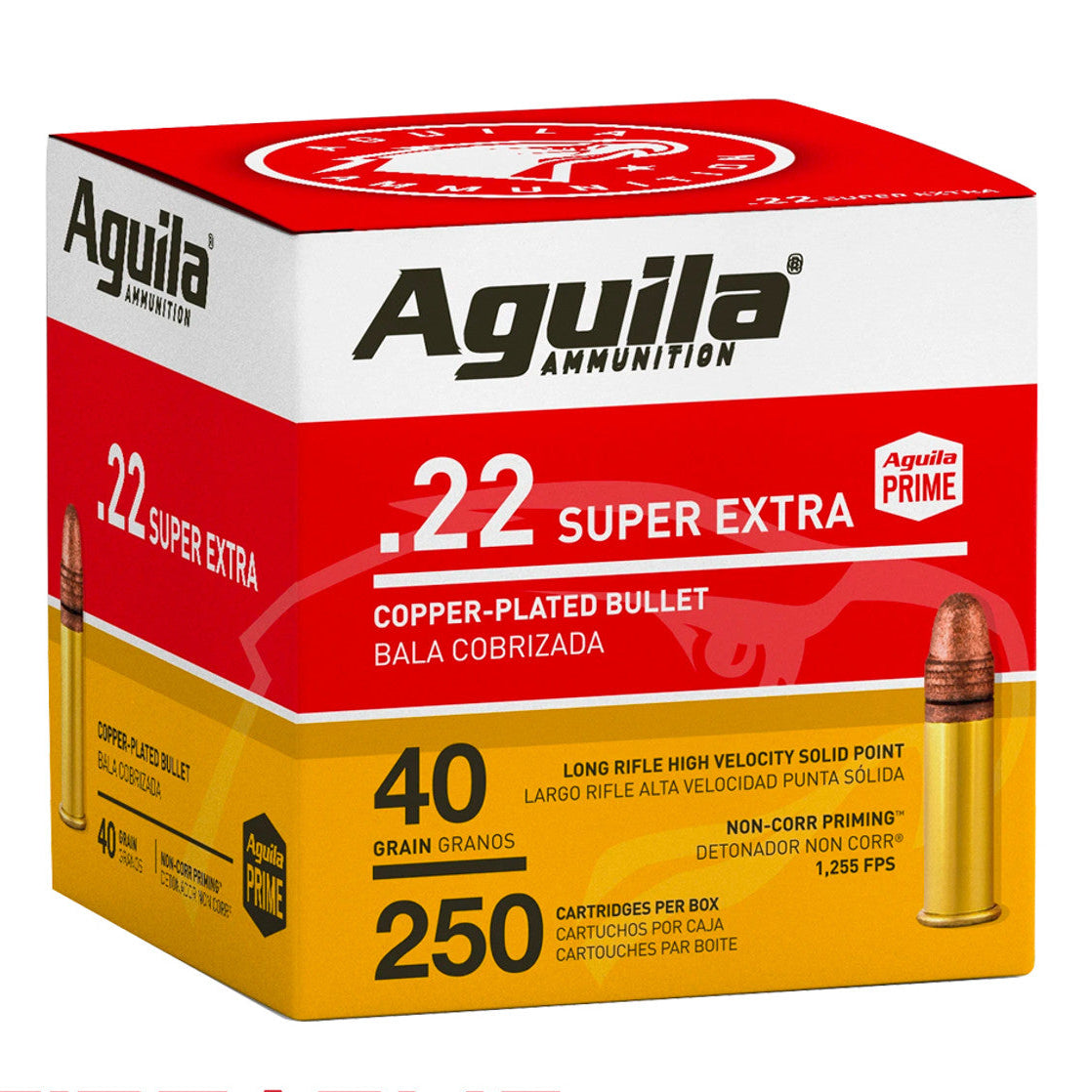 AGUILA HIGH VELOCITY - .22LR, 40GR, HV SP,