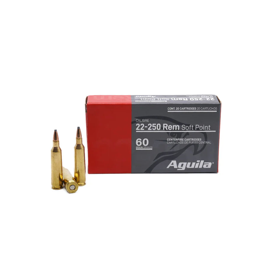 AGUILA 22-250 REM. SOFT POINT