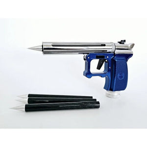 ALIAS AIR GUNS GEM CO2 AIR PISTOL - BLUE SAPPHIRE EDITION INCLUDES, 4.5mm STEEL BB BARREL, ROCKET BARREL SET, 50 Cal PAINTBALL BARREL SET