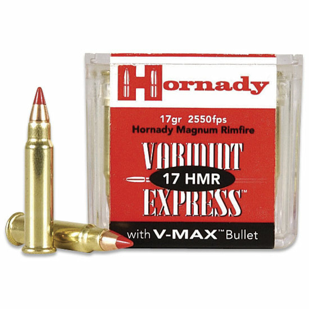 HORNADY VARMINT EXPRESS [.17 HMR] 17GR V-MAX | 50 ROUNDS